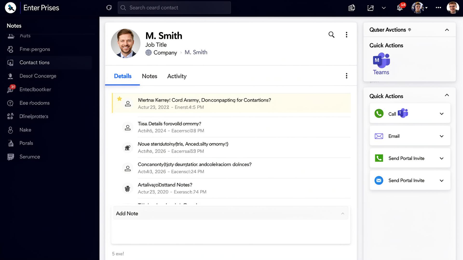 Remember Everything About Everyone feature illustration showing the CentralContacts interface