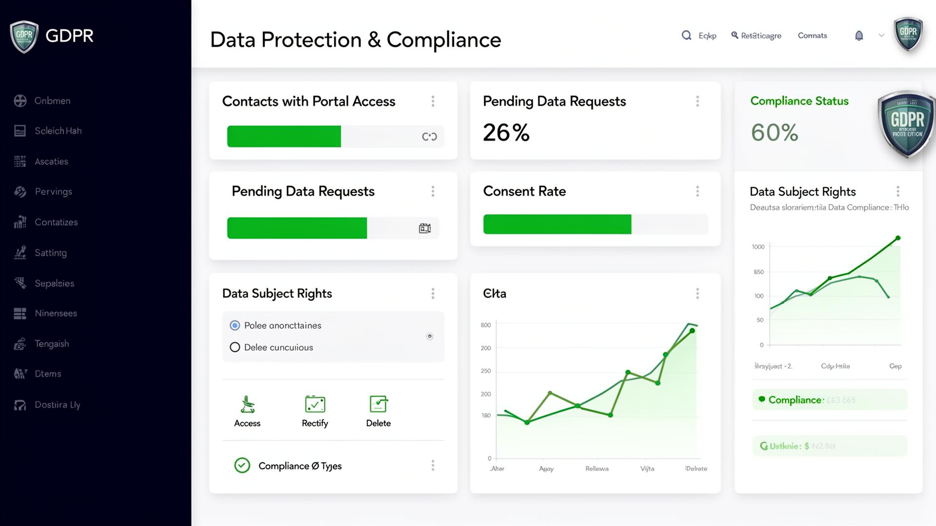 Stop Dreading GDPR Requests feature illustration showing the CentralContacts interface